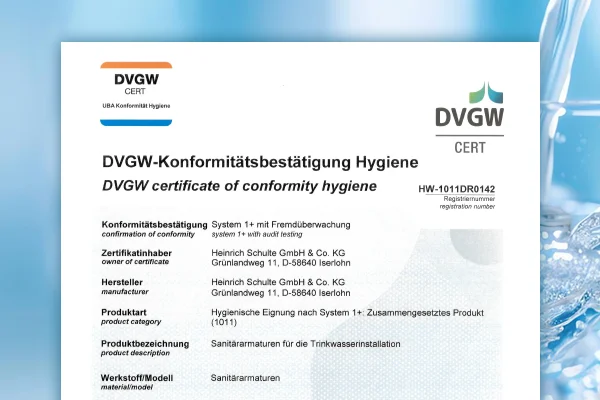 Final Hygiene Conformity Confirmation under System 1+