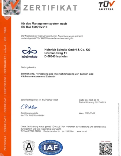 EN ISO 50001:2018
