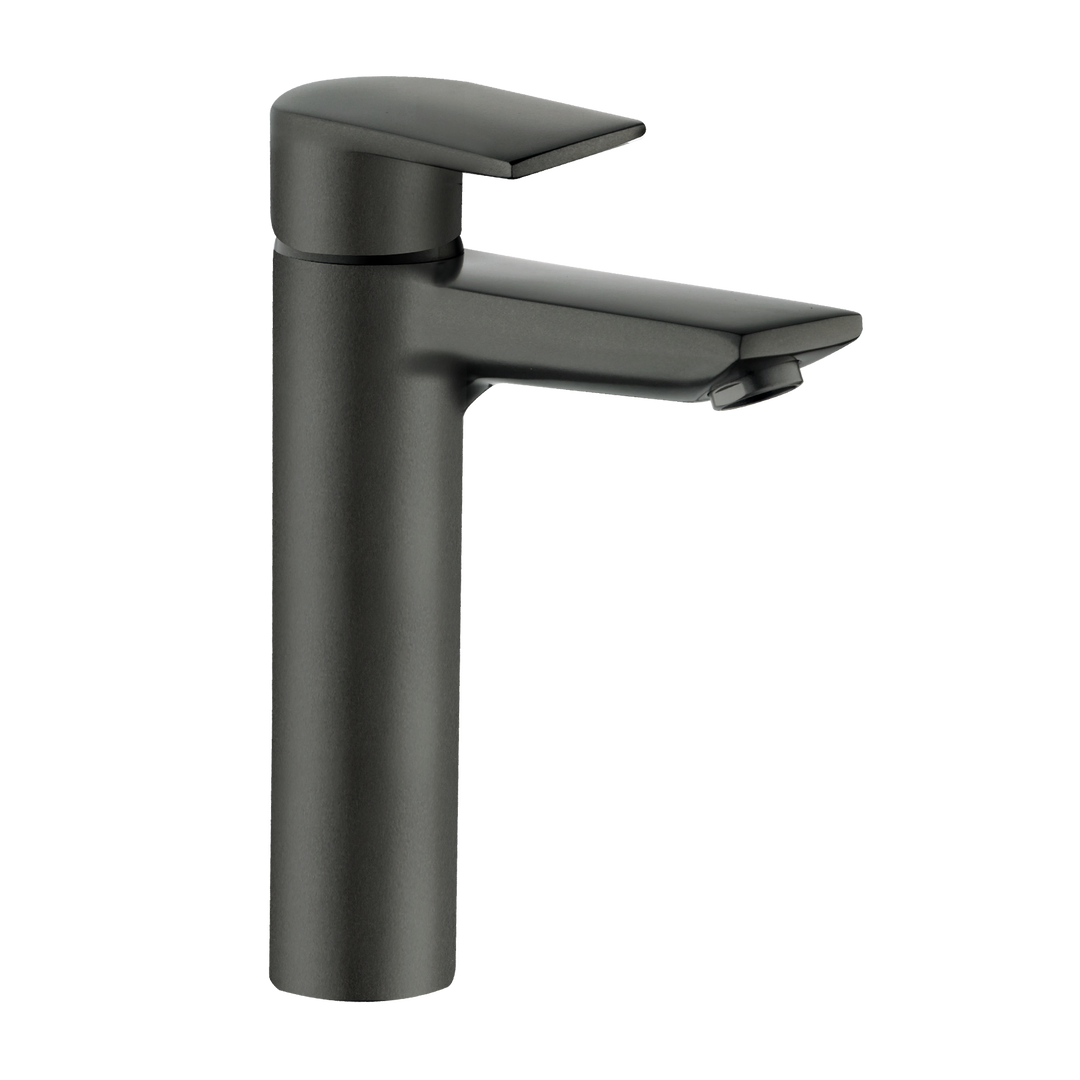 alpha_400 Wash basin mixer high with pop-up waste