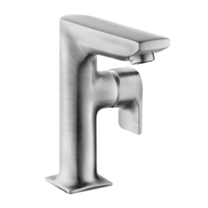 alpha_400 Wash basin mixer with push button waste