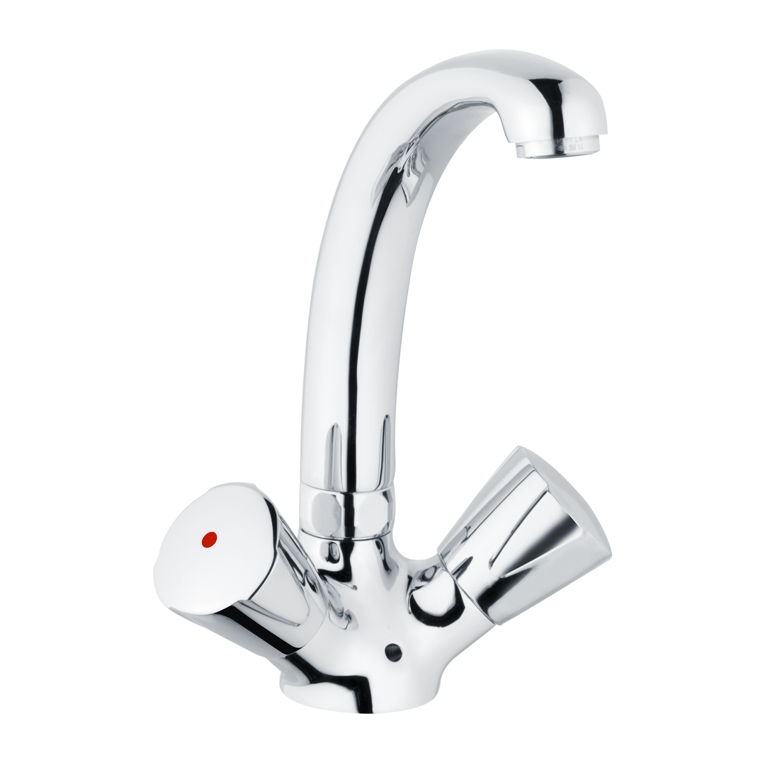 classic-line_2 Zweigriff Waschtischarmatur mit versenkbarer Kette