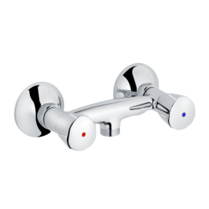classic-line_2 Zweigriff Brausearmatur 3/8" 120, mit Wandanbindung 3/8"