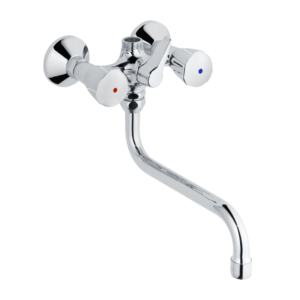 classic-line_2 Zweigriff Wandarmatur 3/8" 120, mit Wandanbindung 1/2"