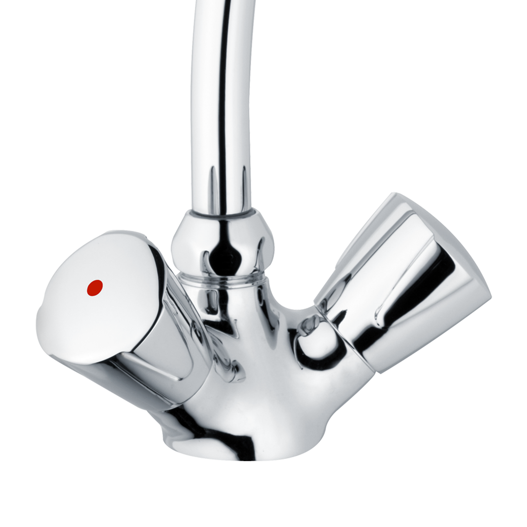 classic-line_2 Two handle kitchen mixer with plain body - Image 4