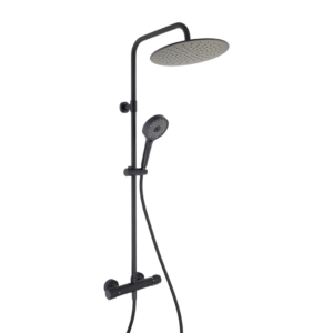 B Black Line Shower pipe thermostat
