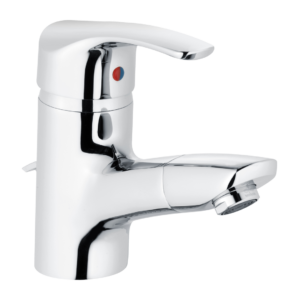 ascona_1 Wash basin mixer with pull-out spray and pop-up waste