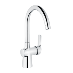 ascona_1 Wash basin mixer low pressure with push button waste