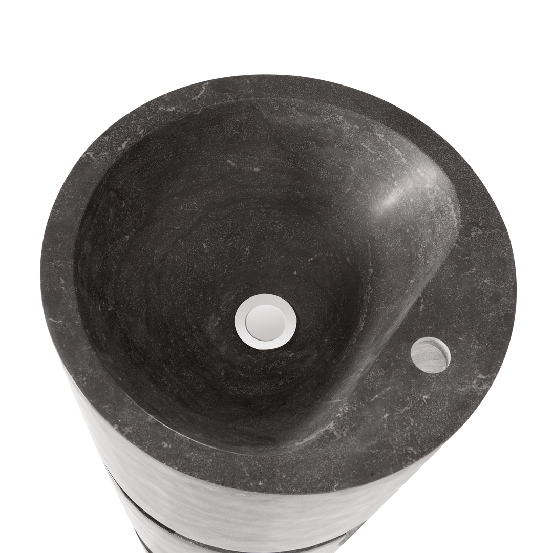 wintec Wash basin Aphrodite, without tap hole, grey - Image 3