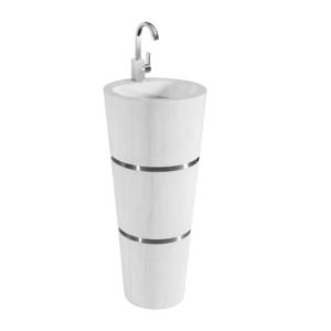 wintec Waschtisch Aphrodite, mit Hahnloch, weiß
