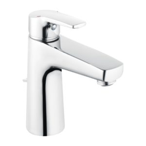 alpha_350 Wash basin mixer XL with pop-up waste