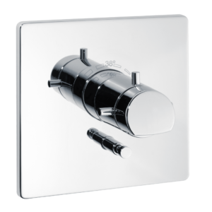 alpha_400 Finishing set thermostatic bath mixer for Tec-box