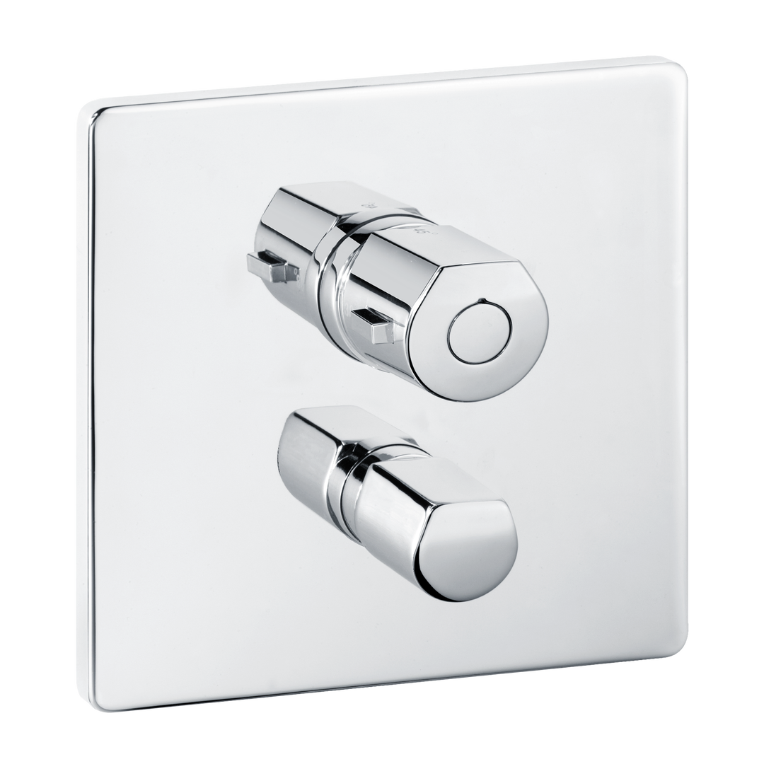 alpha_400 Finishing set thermostatic shower mixer for Tec-box