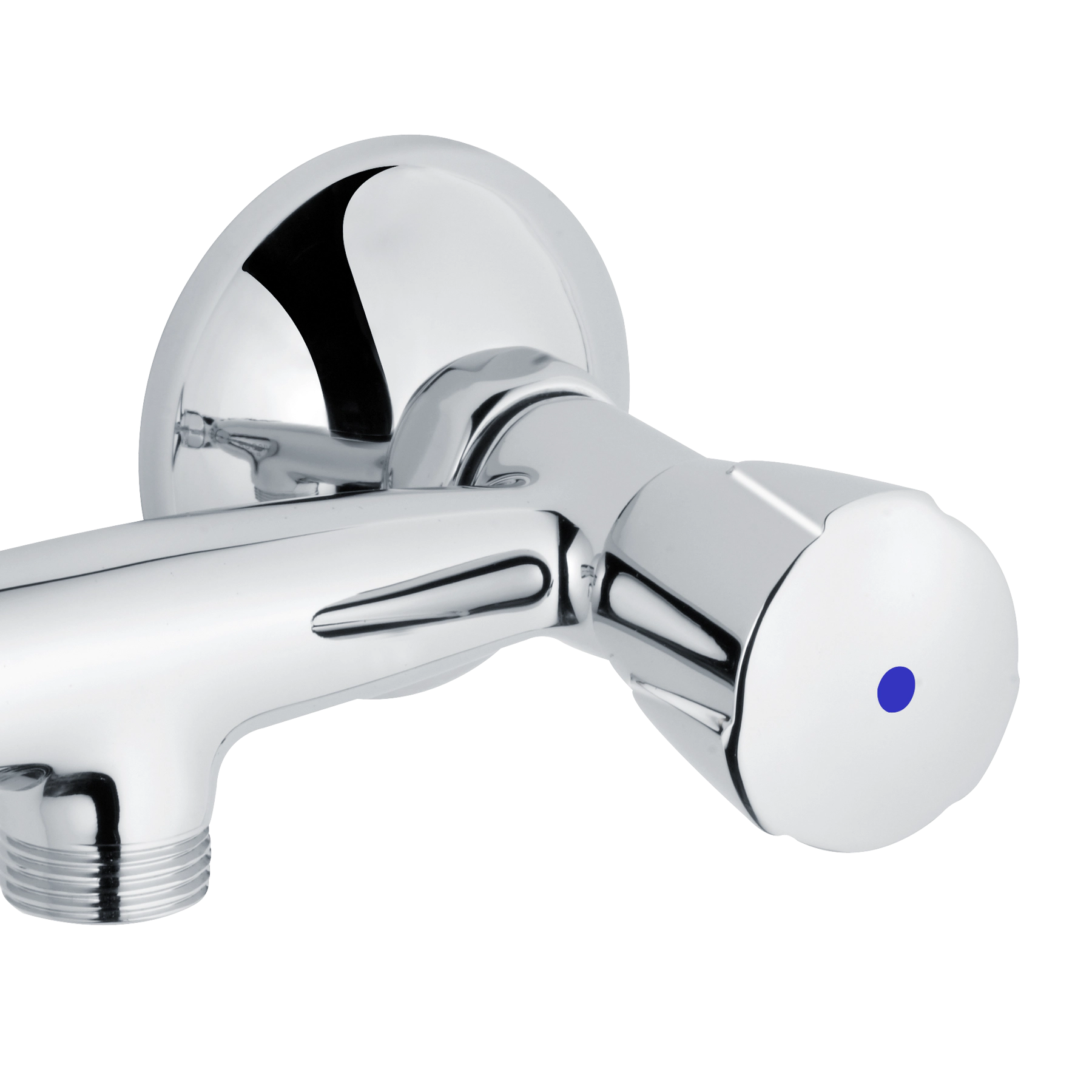 classic-line_2 Zweigriff Brausearmatur 3/8" 120, mit Wandanbindung 1/2" – Bild 3