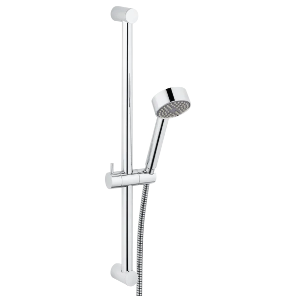 alpha_100 Wandstangenset 600, mit Seifenablage
